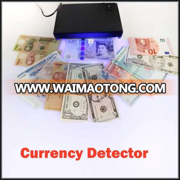 4W Counterfeit Bill Detector UV Lamp Banknotes Detector Financial Equipment Electronic Money Detector